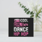 Carte Postale Hip hop de danse pour filles (Debout devant)