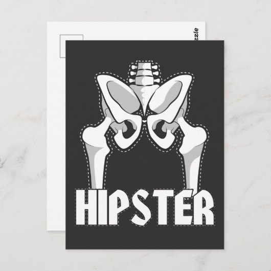 Carte Postale Hip Replacement Surgery Venin Hipster Orthopaedic (Devant / Derrière)