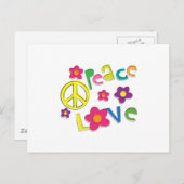 Carte Postale hippie (Devant / Derrière)