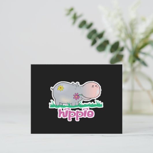 Carte Postale hippie (Debout devant)