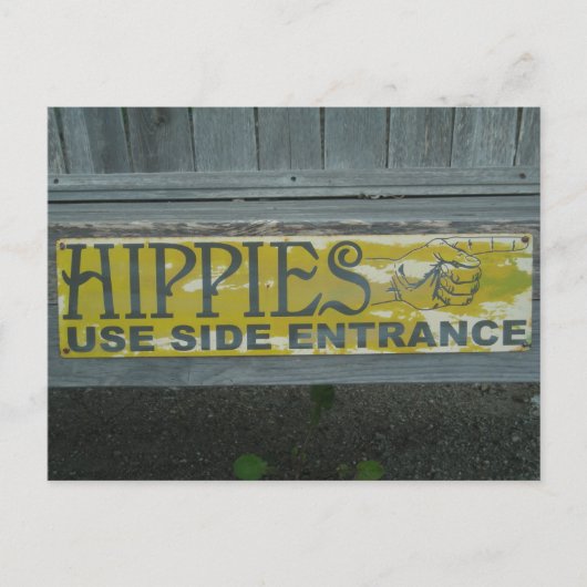 Carte postale Hippie (Devant)