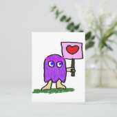 Carte Postale Hippie Dippy Love (Debout devant)