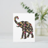 Carte postale Hippie Elephant (Debout devant)