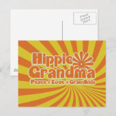 Carte Postale Hippie Grand (Devant / Derrière)