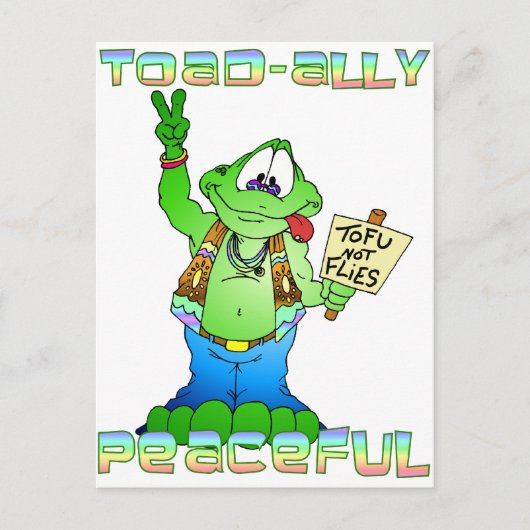 Carte Postale Hippie Toad (Devant)