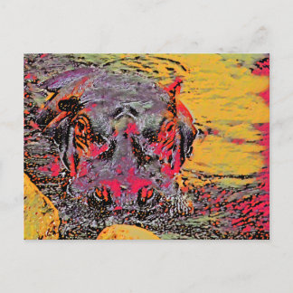 Carte postale Hippo