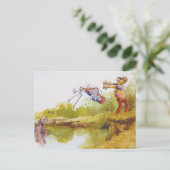 Carte Postale Hippo affamé (Debout devant)