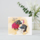 Carte Postale Hippo gras (Debout devant)