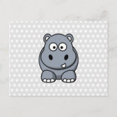 Carte Postale Hippo mignon (Devant)