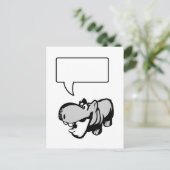 Carte postale - Hippo - Remplissez vous - Nilpferd (Debout devant)