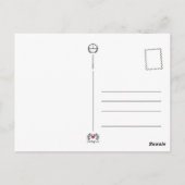 Carte postale - Hippo - Remplissez vous - Nilpferd (Dos)