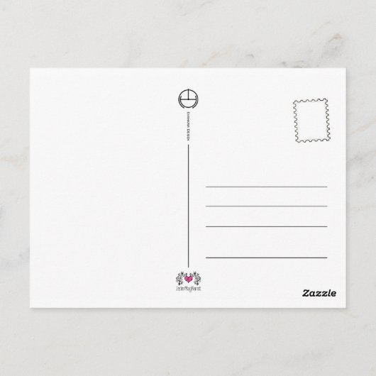 Carte postale - Hippo - Remplissez vous - Nilpferd (Dos)