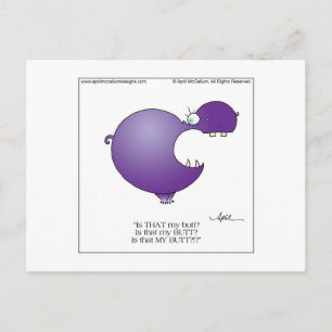 Carte postale HIPPOBOTTOMUS par April McCallum