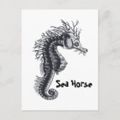 CARTE POSTALE HIPPOCAMPE (Devant)