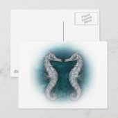 Carte Postale hippocampe (Devant / Derrière)