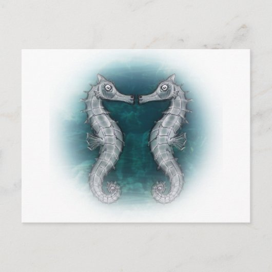 Carte Postale hippocampe (Devant)