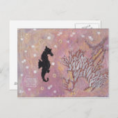 Carte Postale hippocampe (Devant / Derrière)