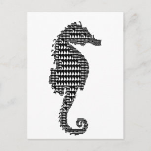 Carte Postale hippocampe