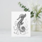 Carte Postale Hippocampe 10 ans (Debout devant)