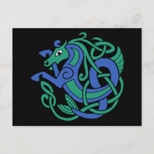 Carte Postale Hippocampe celtique
