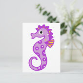 Carte Postale Hippocampe pourpre (Debout devant)