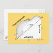 Carte postale HIPPOPOPOTENUSE par Sandra Boynton (Devant / Derrière)