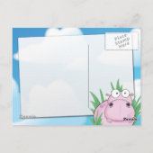 Carte Postale Hippopotame (Dos)