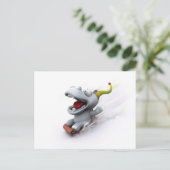 Carte Postale Hippopotame (Debout devant)