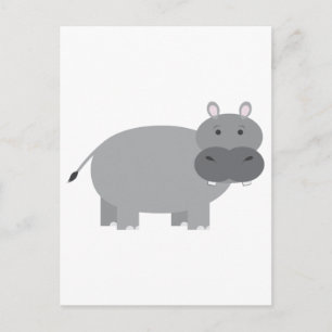 Carte Postale Hippopotame
