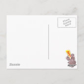 Carte Postale Hippopotame Burning (Dos)