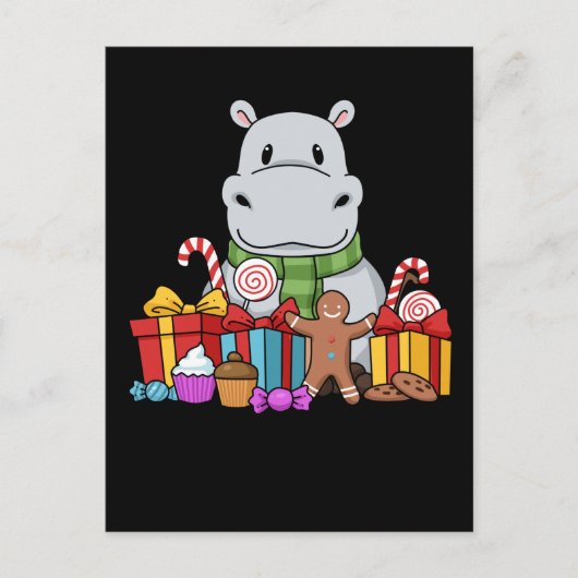 Carte Postale Hippopotamus Venin Kids Hippo (Devant)