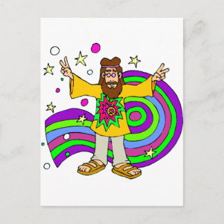 Carte Postale Hippy des années 60