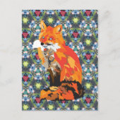Carte Postale Hippy Fox (Devant)