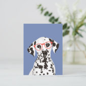 Carte postale Hipster Dalmatien pour les parents d (Debout devant)