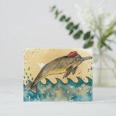 Carte Postale Hipster Dolphin (Debout devant)