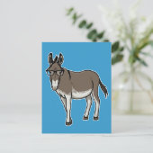 Carte Postale Hipster Donkey (Debout devant)
