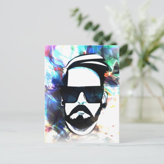 Carte Postale Hipster Dude (Debout devant)