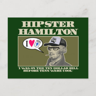 Carte Postale Hipster Hamilton
