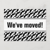 Carte postale Hipster mobile avec empreinte mousta (Devant)