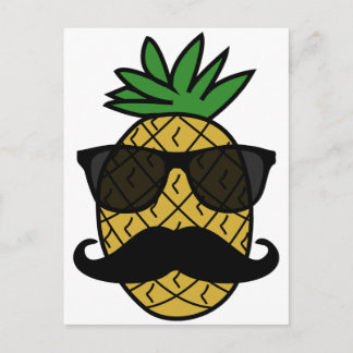 Carte Postale Hipster Pineapple