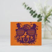 Carte Postale Hipster Tiger (Debout devant)