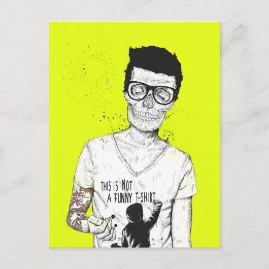 Carte Postale hipsters non morts (Devant)