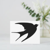 Carte Postale Hirondelle à la grange (Debout devant)