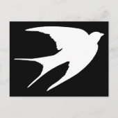 Carte Postale Hirondelle à la grange (Devant)