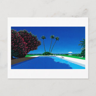Carte Postale hiroshi nagai art peintures city pop et avion