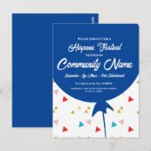 Carte Postale Hispanique Mois du patrimoine du Festival (Devant / Derrière)