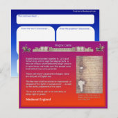 Carte Postale Histoire, Angleterre médiévale, Magna Carta (Devant / Derrière)