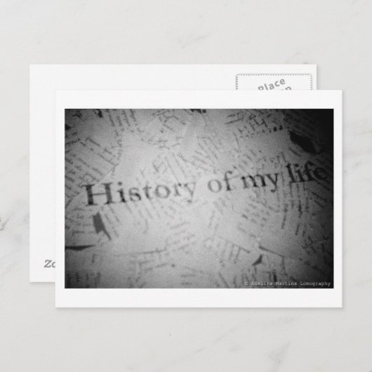 Carte Postale Histoire de (Devant / Derrière)