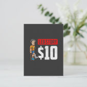 Carte Postale Histoire de jambe Os cassé Guérison Récupération C (Debout devant)