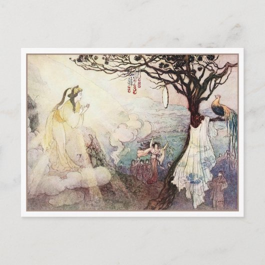 Carte Postale Histoire de Susa l'impétueux par Warwick Goble (Devant)